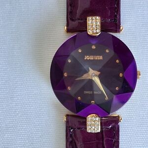 Jowissa Swiss Watch Facet Strass Collection Gold plated New in Box